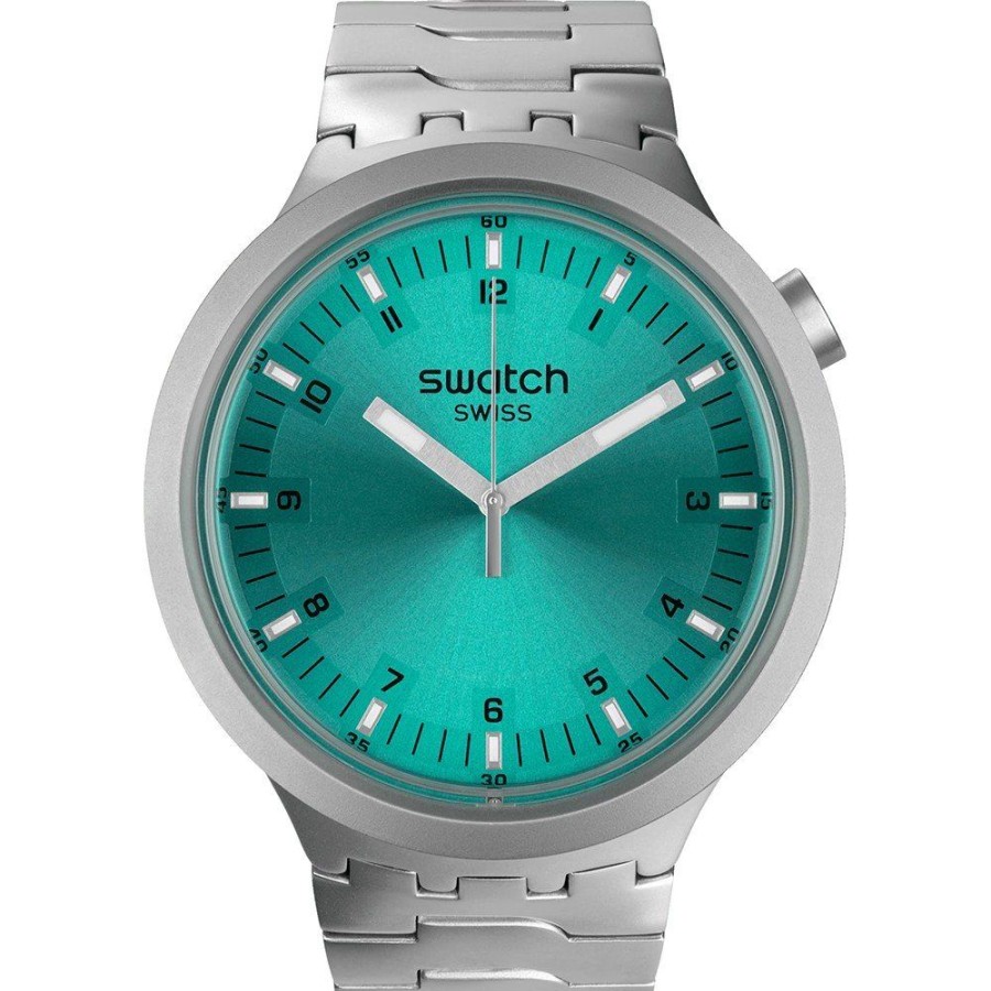 Homem Swatch | Relogio Swatch Big Bold Irony Sb07S100G Aqua Shimmer