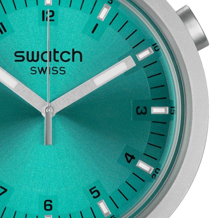 Homem Swatch | Relogio Swatch Big Bold Irony Sb07S100G Aqua Shimmer