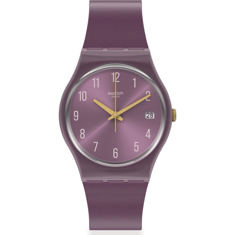 Mulher Swatch | Relogio Swatch The Originals Gv403 Pearly Purple