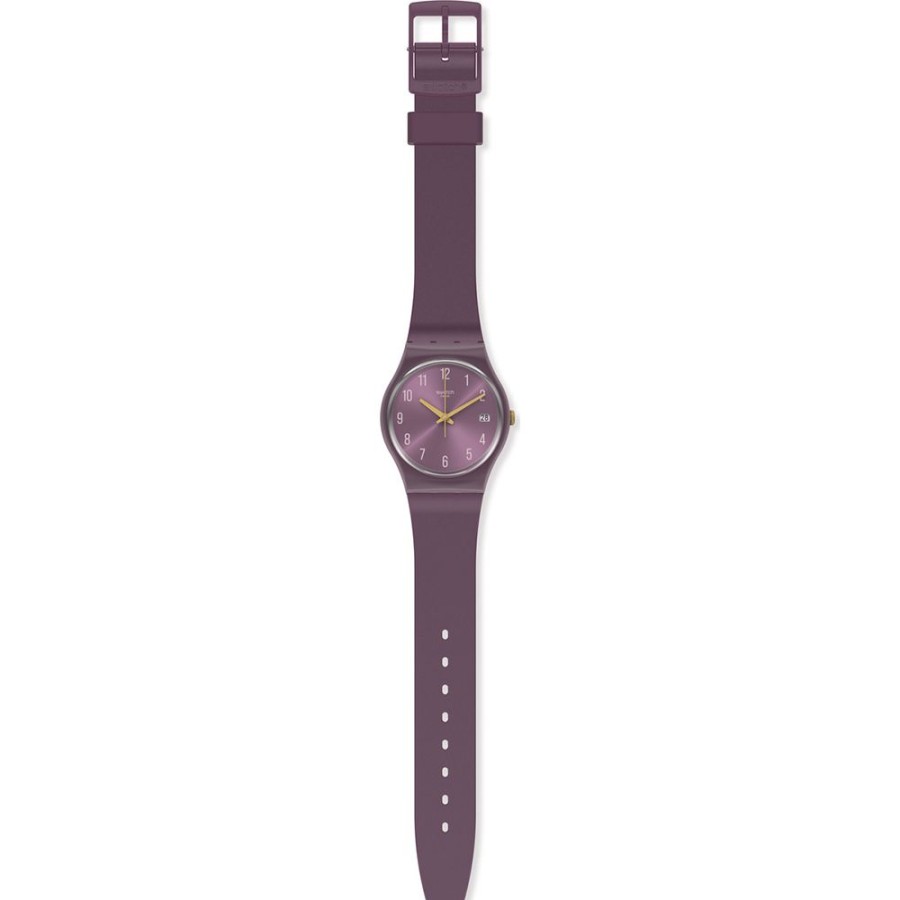 Mulher Swatch | Relogio Swatch The Originals Gv403 Pearly Purple