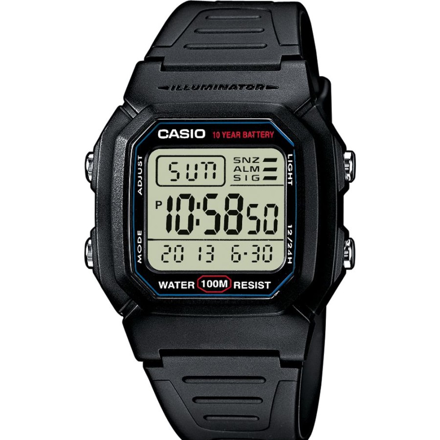 Homem Casio | Relogio Casio Vintage W-800H-1Aves Vintage Edgy