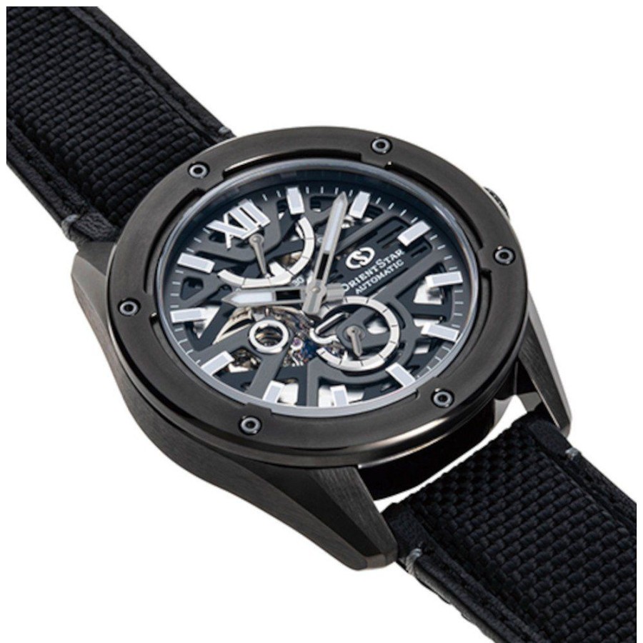 Homem Orient | Relogio Orient Star Re-Bz0002S Avant Garde Skeleton