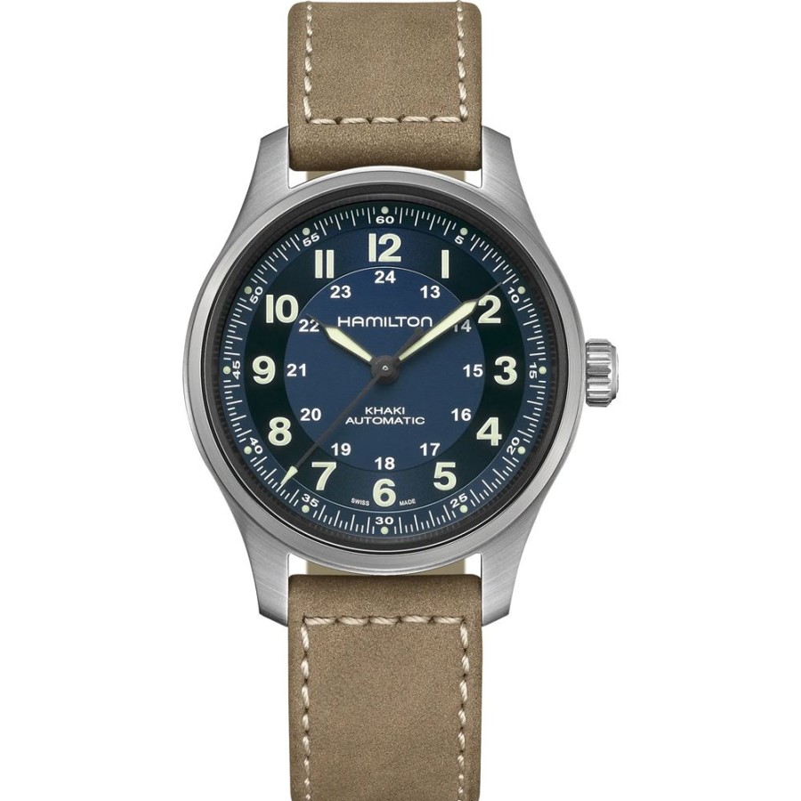 Homem Hamilton | Relogio Hamilton Field H70545540 Khaki Titanium