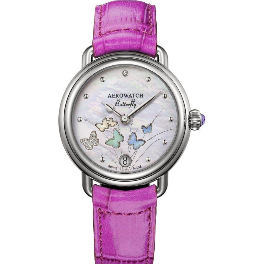 Mulher Aerowatch | Relogio Aerowatch 1942 44960-Aa05 1942 - Butterfly