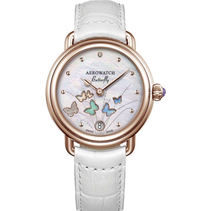 Mulher Aerowatch | Relogio Aerowatch 1942 44960-Ro05 1942 - Butterfly