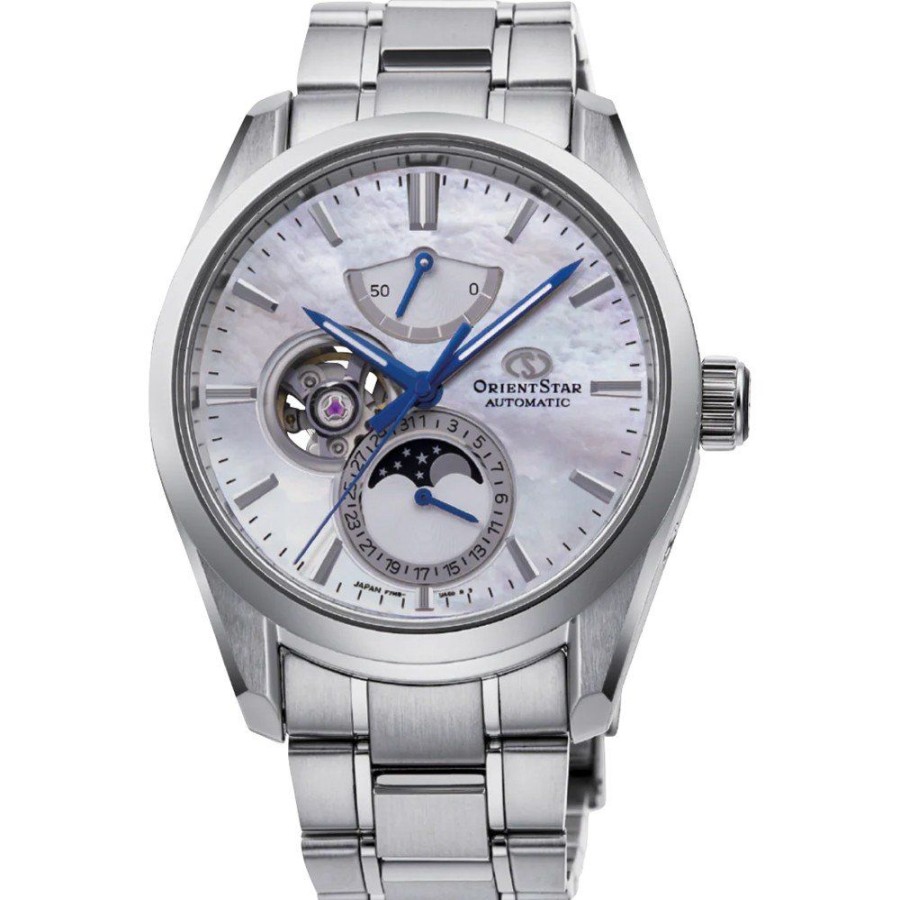 Homem Orient | Relogio Orient Star Re-Ay0005A Orient Star - Moon Phase