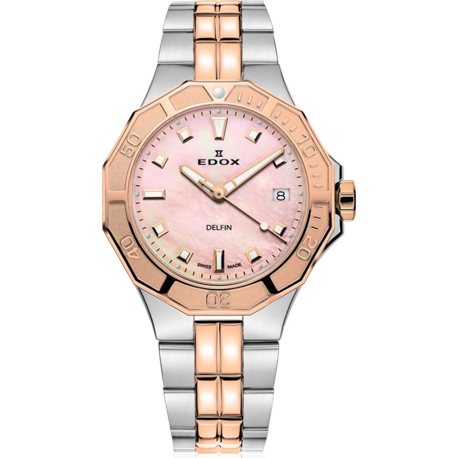 Mulher Edox | Relogio Edox Delfin 53020-357Rm-Ror