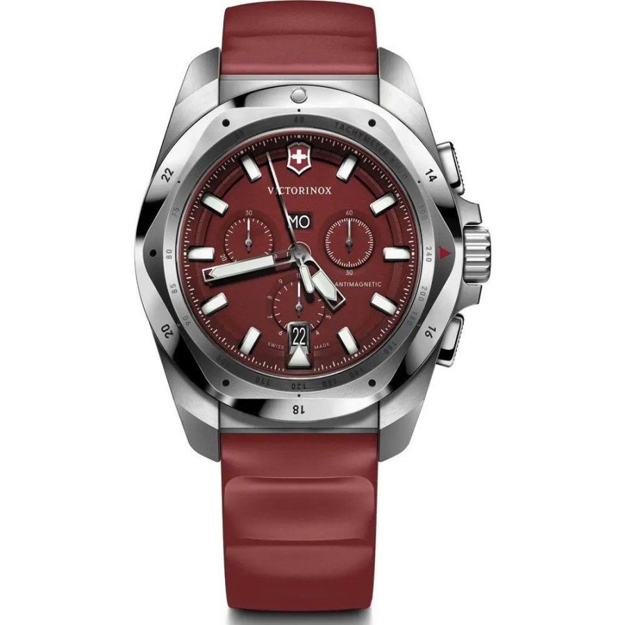 Homem Victorinox Swiss Army | Relogio Victorinox Swiss Army I.N.O.X. 241986 I.N.O.X. Chrono