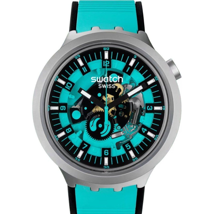 Mulher Swatch | Relogio Swatch Big Bold Irony Sb07S111 Mint Trim