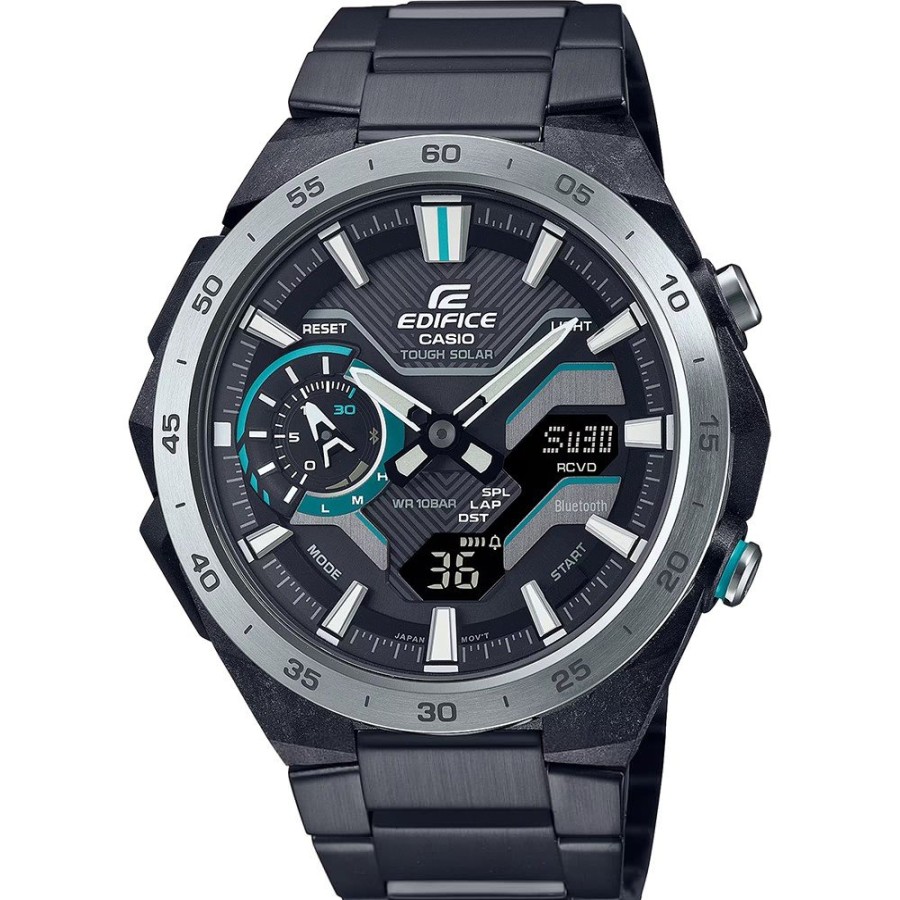 Homem Casio Edifice | Relogio Casio Edifice Bluetooth Ecb-2200Dd-1Aef Windflow