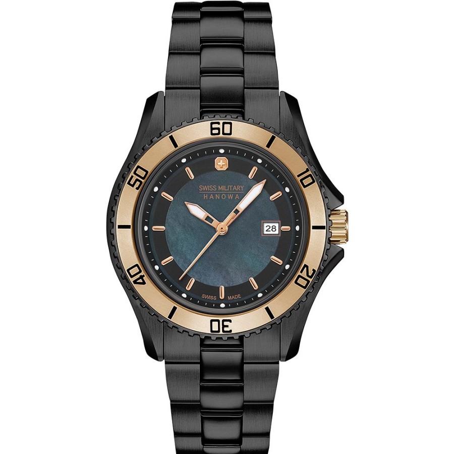 Mulher Swiss Military Hanowa | Relogio Swiss Military Hanowa Aqua 06-7296.7.13.007 Nautila Lady