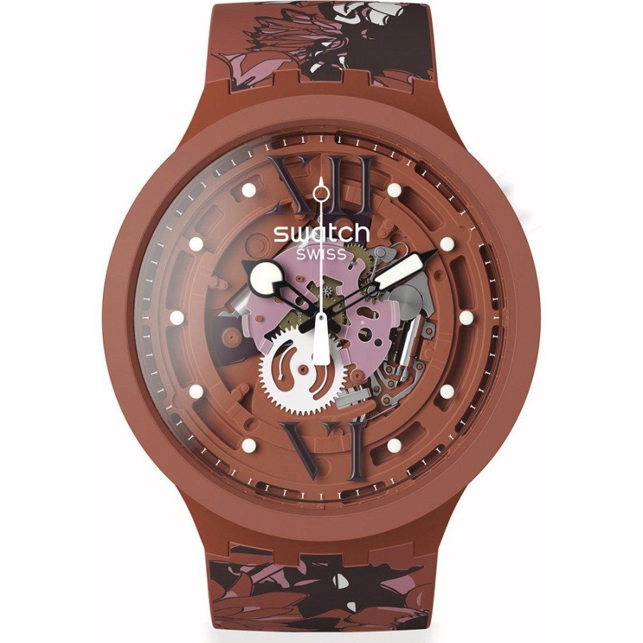 Mulher Swatch | Relogio Swatch Bigbold Bio-Reloaded Sb05C100 Camoflower Cotton