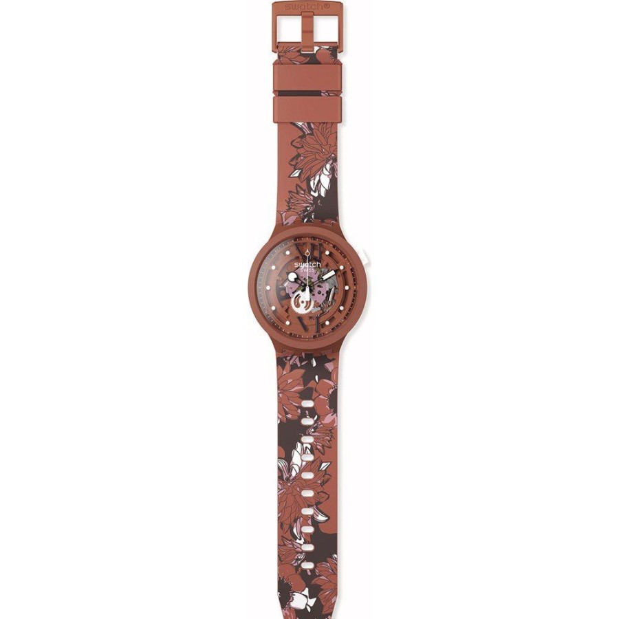 Mulher Swatch | Relogio Swatch Bigbold Bio-Reloaded Sb05C100 Camoflower Cotton