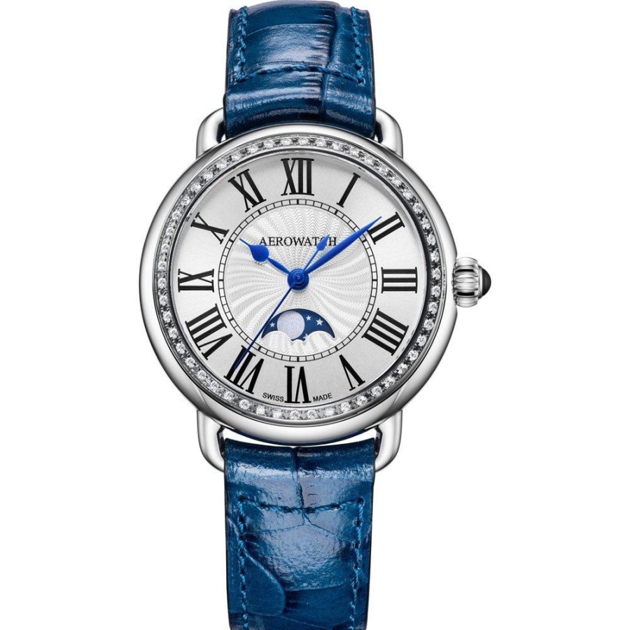 Mulher Aerowatch | Relogio Aerowatch 1942 43960-Aa03-Dia 1942 Lady Moon