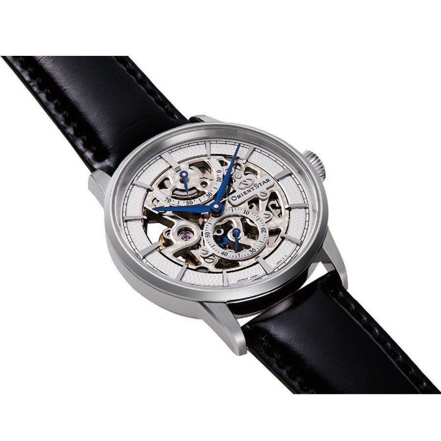 Homem Orient | Relogio Orient Star Re-Az0005S Classic Skeleton