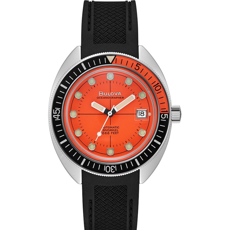 Homem Bulova | Relogio Bulova Archive Series 96B350 Oceanographer - Devil Diver