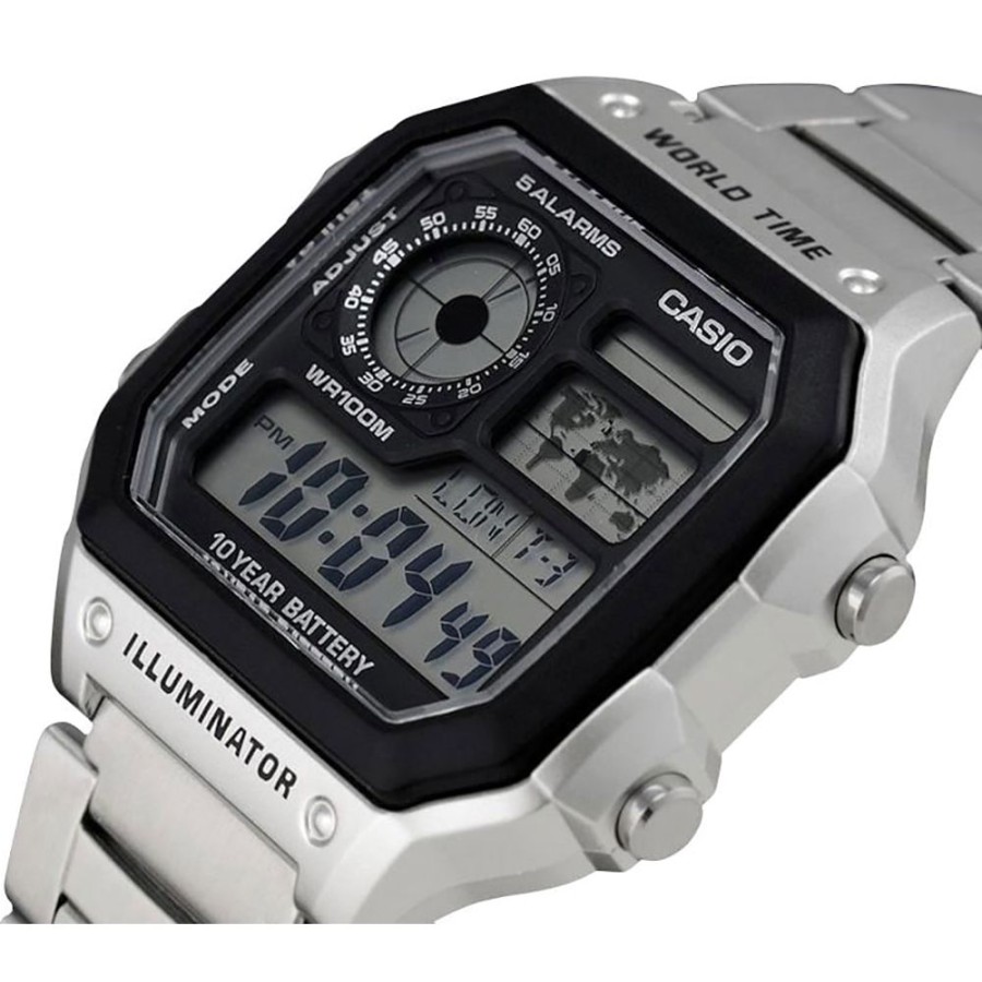 Homem Casio | Relogio Casio Collection Ae-1200Whd-1Avef World Time