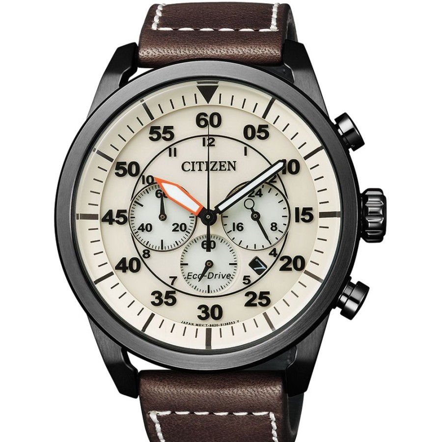 Homem Citizen | Relogio Citizen Sport Ca4215-04W Avion