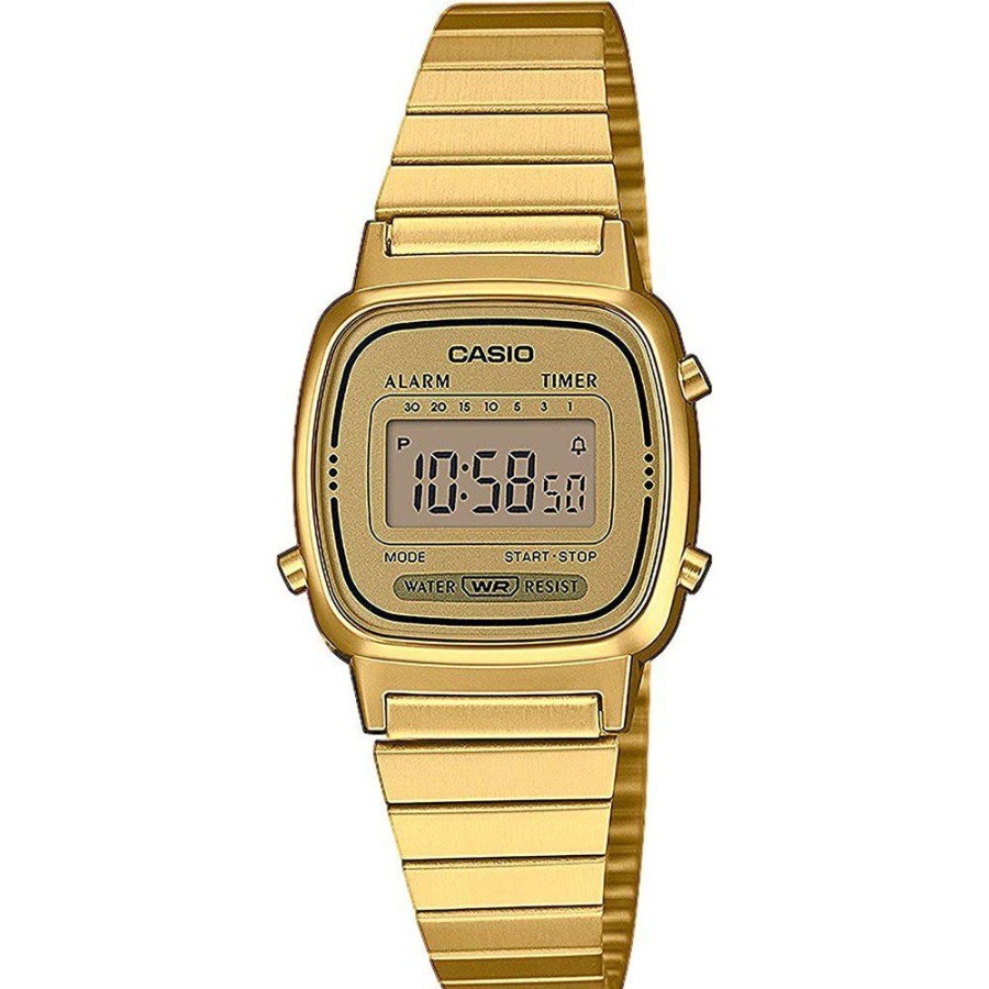 Homem Casio | Relogio Casio Vintage La670Wega-9Ef Vintage Mini