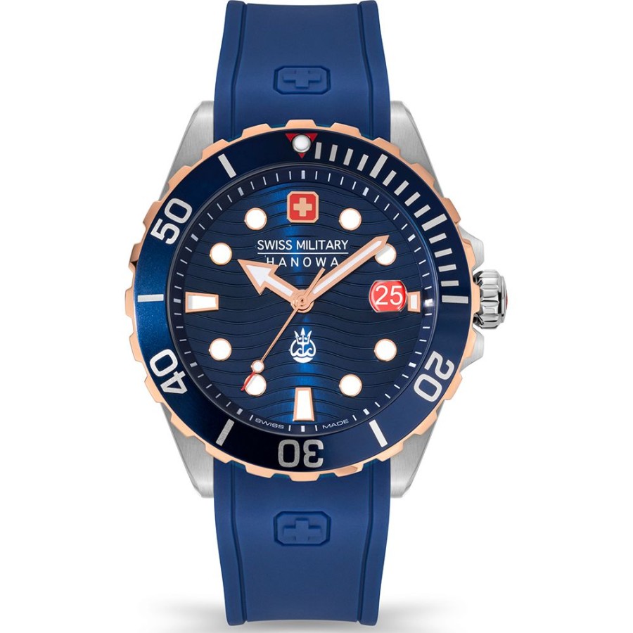 Homem Swiss Military Hanowa | Relogio Swiss Military Hanowa Aqua Smwgn2200361 Offshore Diver Ii