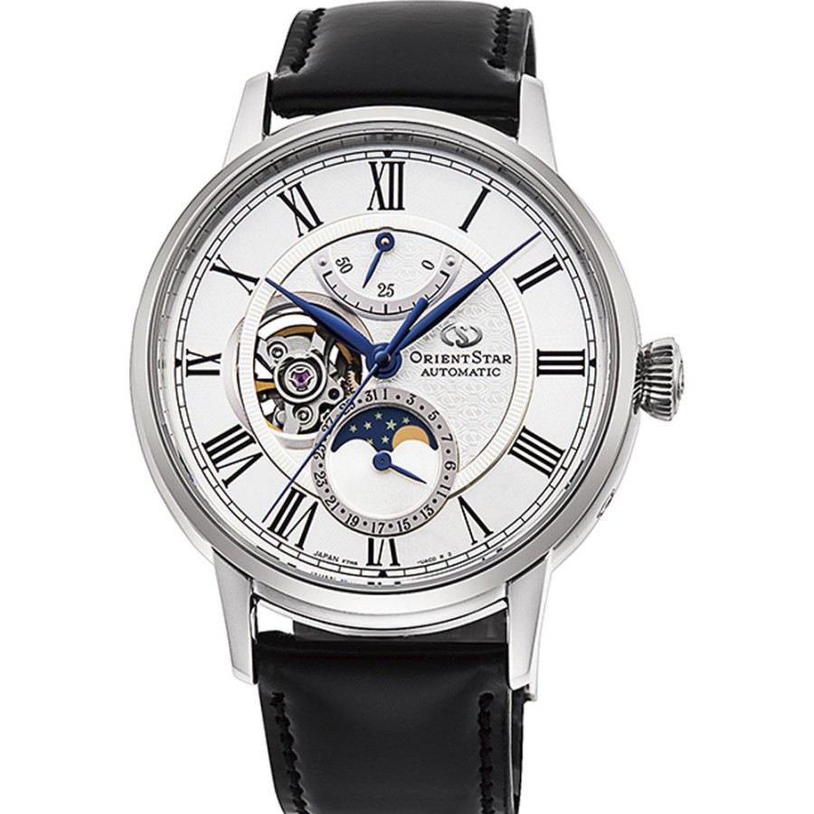 Homem Orient | Relogio Orient Star Re-Ay0106S Orient Star - Moon Phase