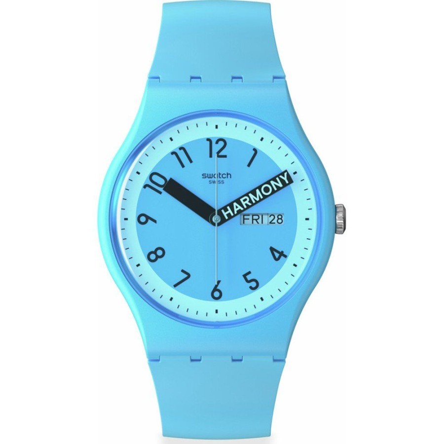 Mulher Swatch | Relogio Swatch The Originals Bio-Reloaded So29S702 Proudly Blue