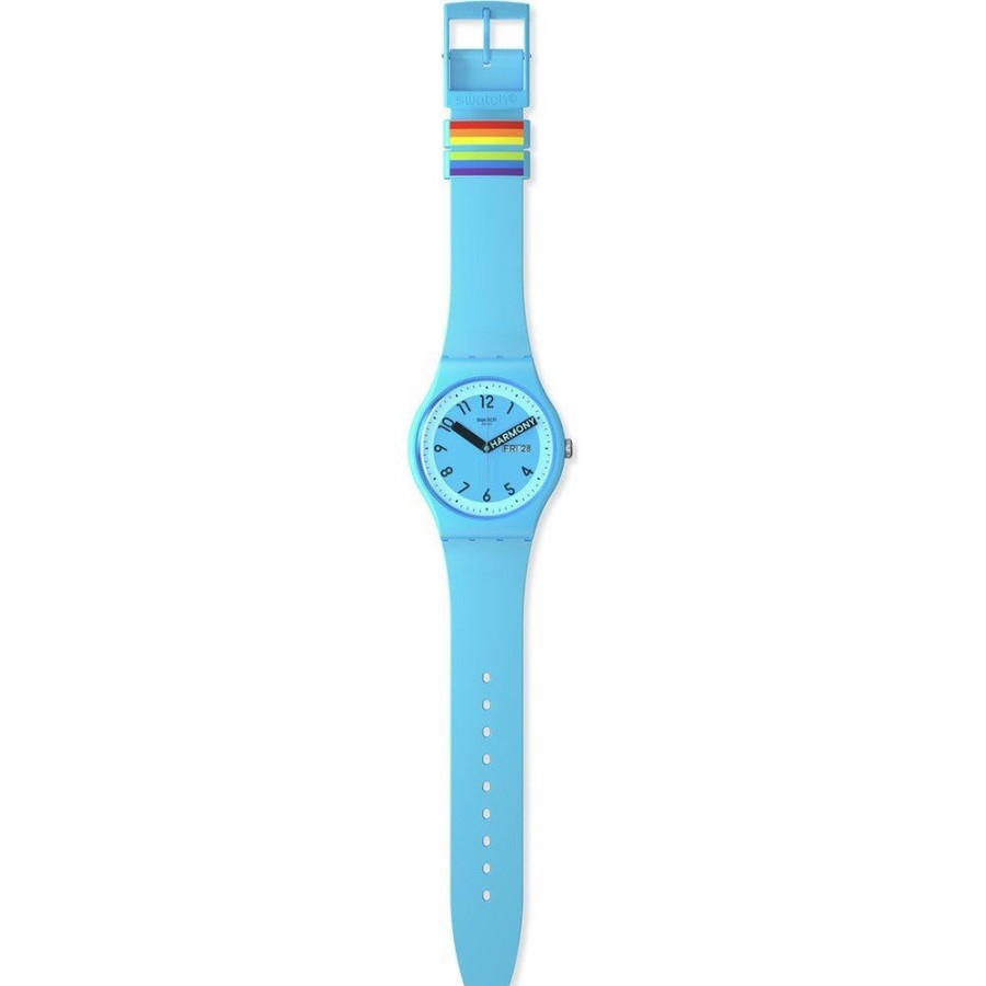 Mulher Swatch | Relogio Swatch The Originals Bio-Reloaded So29S702 Proudly Blue