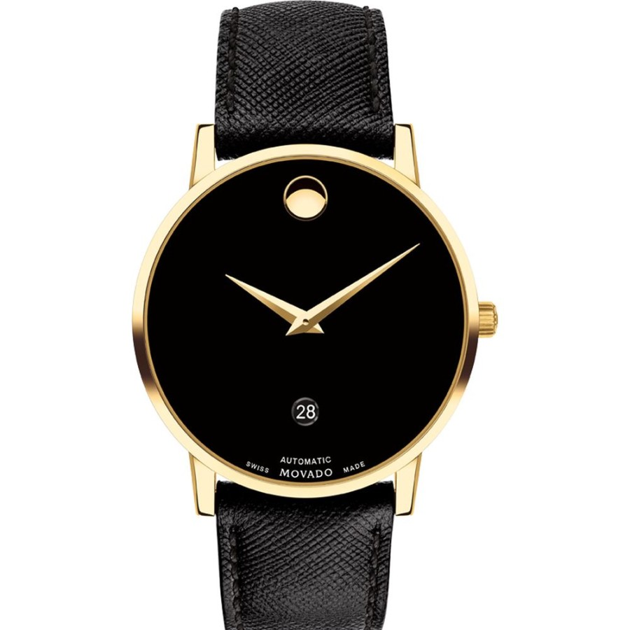 Homem Movado | Relogio Movado Museum 0607566 Museum Classic Automatic