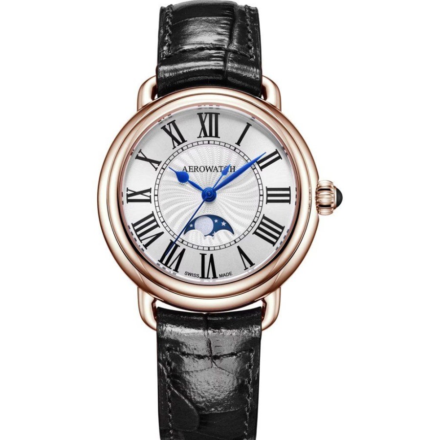 Mulher Aerowatch | Relogio Aerowatch 1942 43960-Ro03 1942 Lady Moon