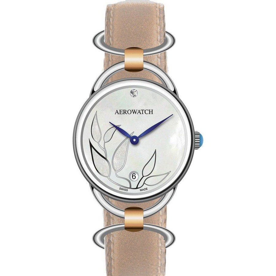 Mulher Aerowatch | Relogio Aerowatch Sensual 07977-Bi02 Sensual Tea Leaves