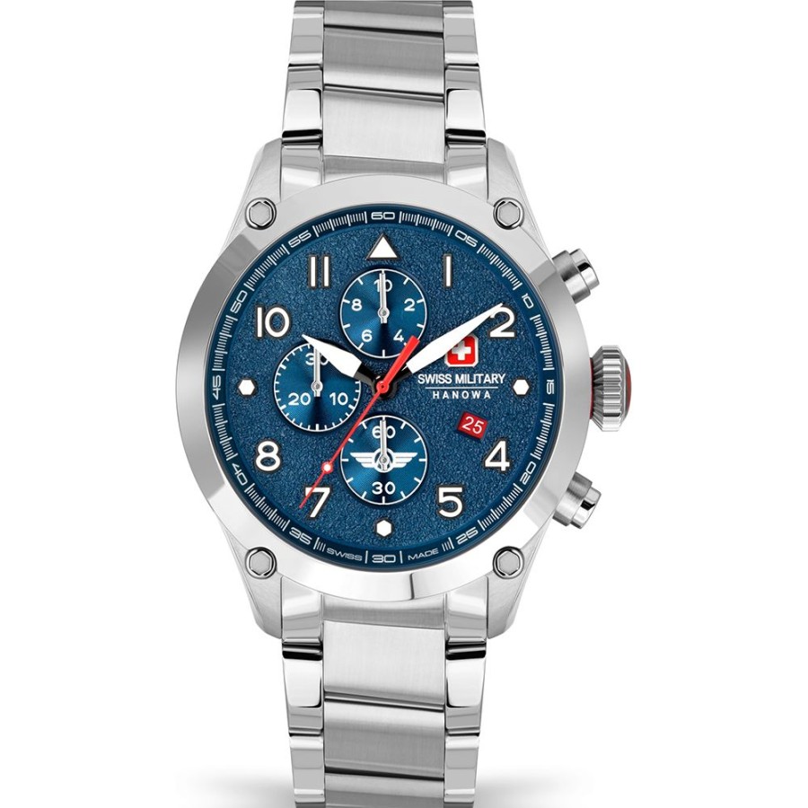 Homem Swiss Military Hanowa | Relogio Swiss Military Hanowa Air Smwgi2101502 Nightflighter