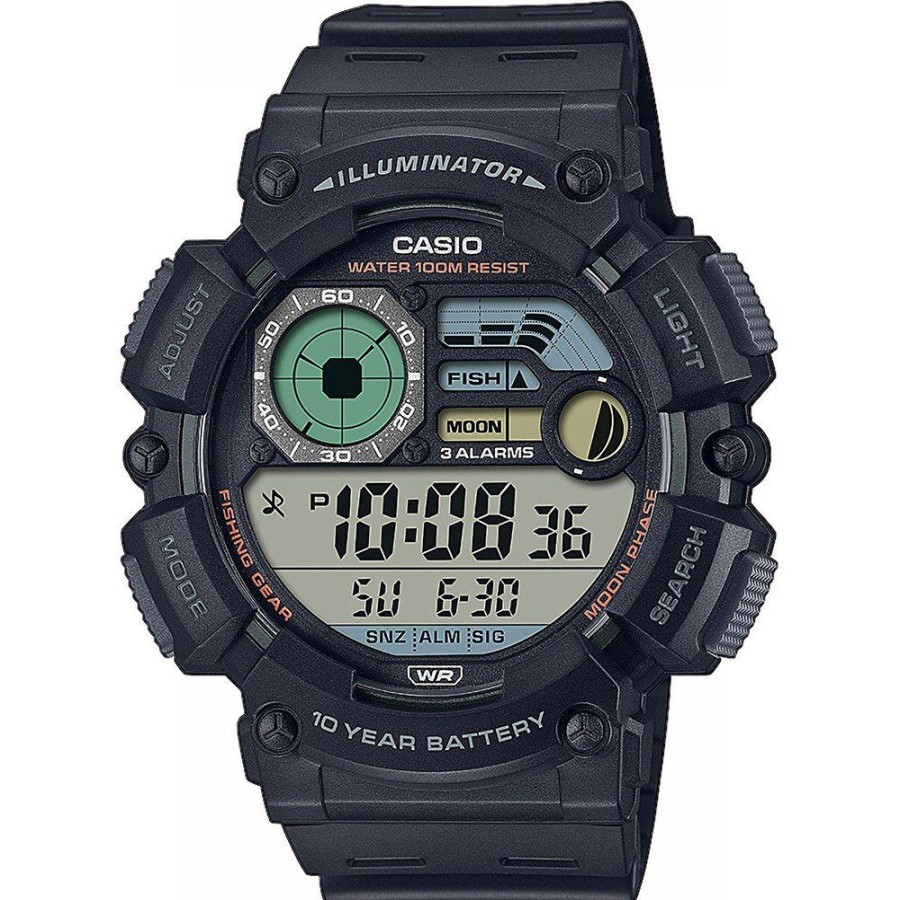 Homem Casio | Relogio Casio Collection Ws-1500H-1Avef Lcd Large