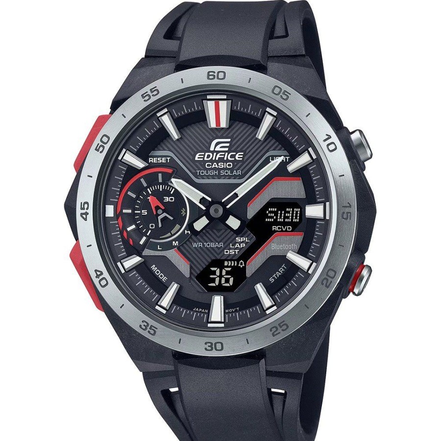 Homem Casio Edifice | Relogio Casio Edifice Bluetooth Ecb-2200P-1Aef Windflow