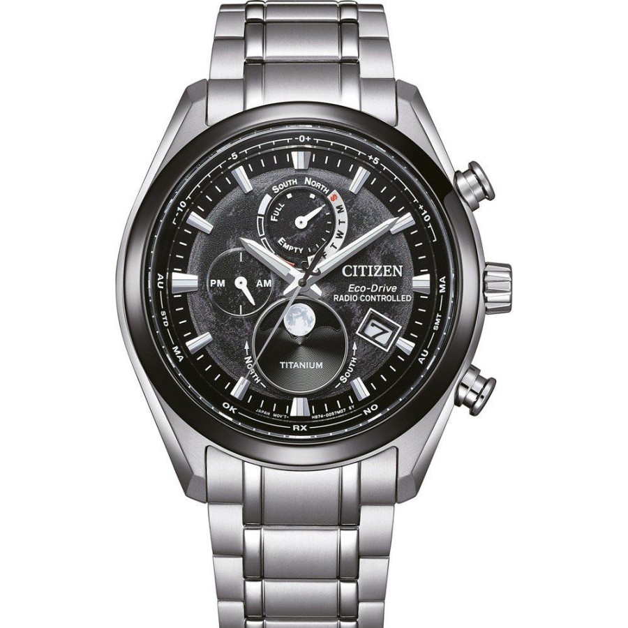 Homem Citizen | Relogio Citizen Super Titanium By1018-80E Tsuki-Yomi