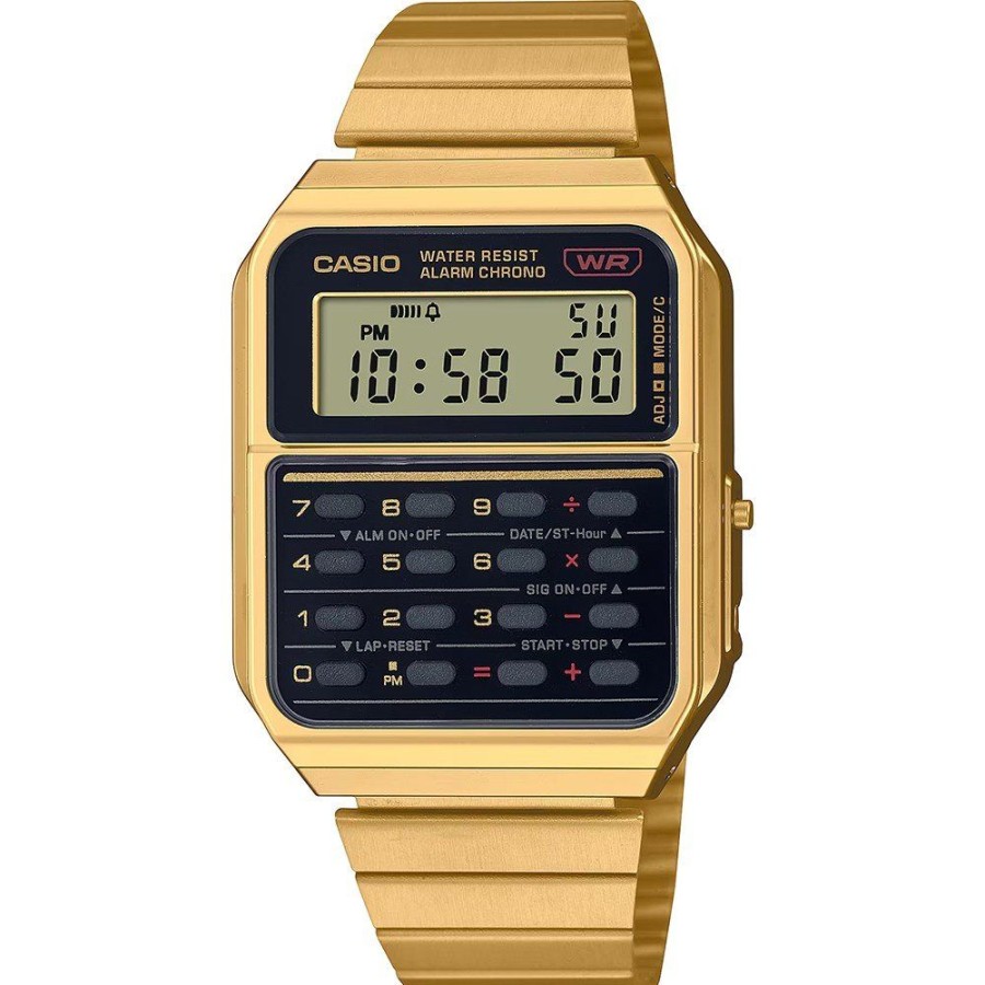 Homem Casio | Relogio Casio Vintage Ca-500Weg-1Aef Vintage Calculator