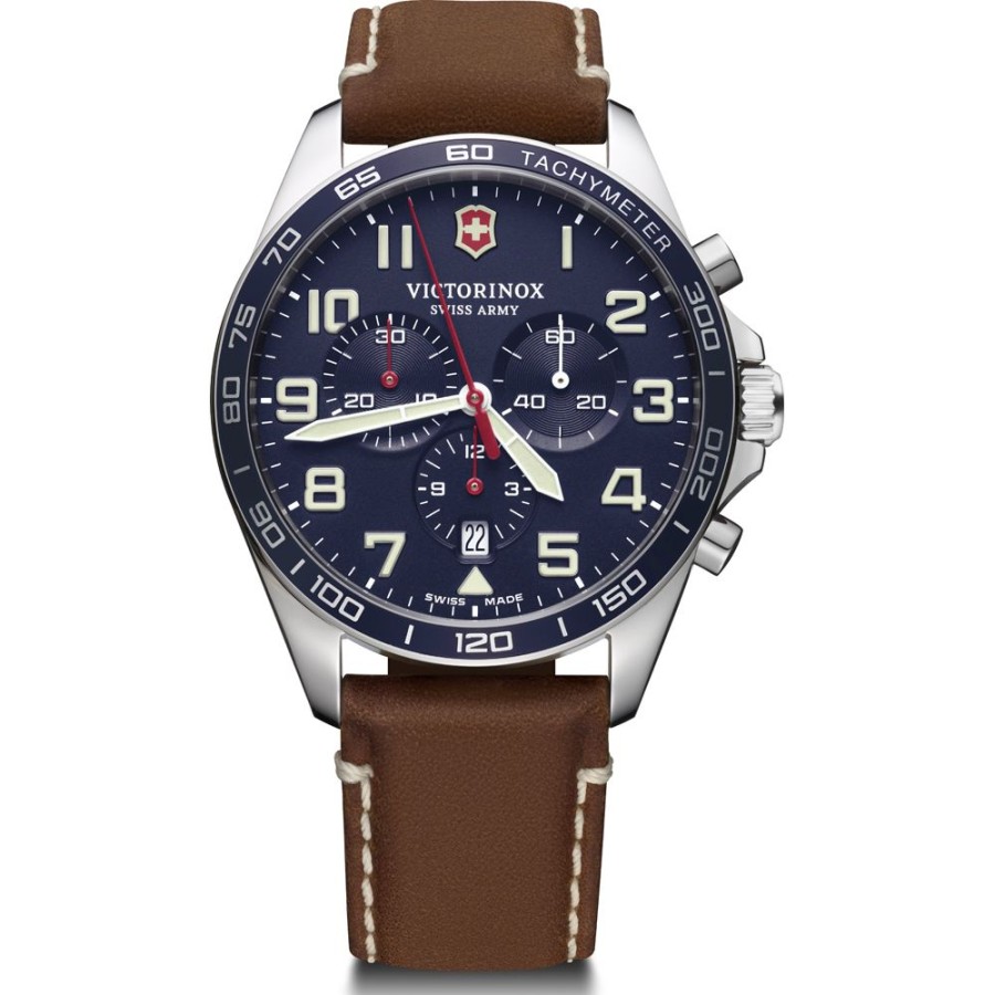 Homem Victorinox Swiss Army | Relogio Victorinox Swiss Army Fieldforce 241854 Fieldforce Chronograph