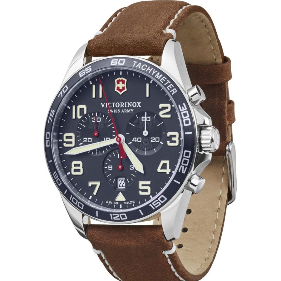 Homem Victorinox Swiss Army | Relogio Victorinox Swiss Army Fieldforce 241854 Fieldforce Chronograph