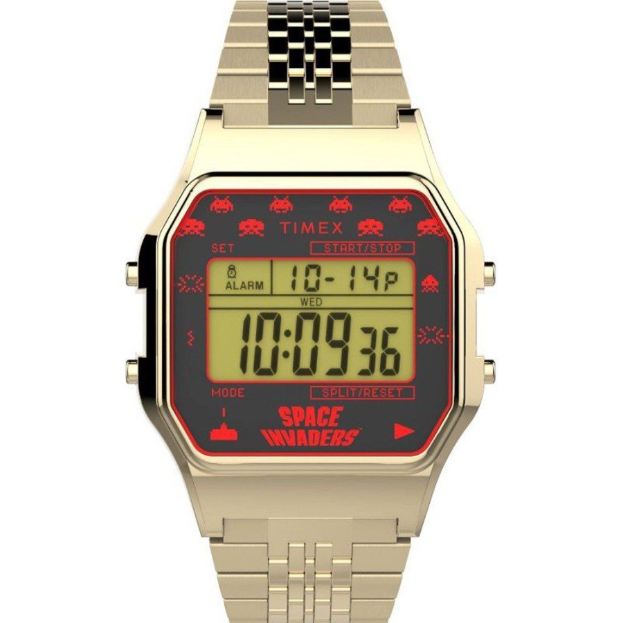 Homem Timex | Relogio Timex Tw2V30100 T80 X Space Invaders