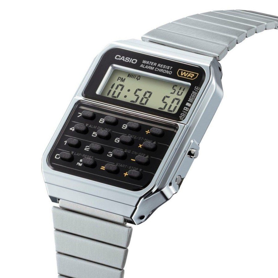 Homem Casio | Relogio Casio Vintage Ca-500We-1Aef Vintage Calculator