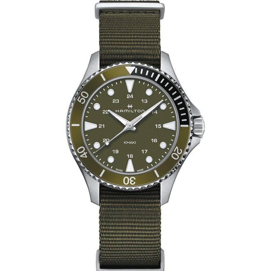 Homem Hamilton | Relogio Hamilton Navy H82241961 Khaki Navy Scuba