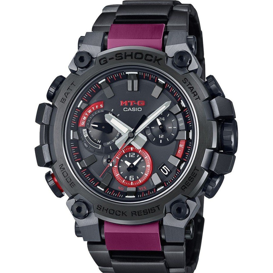 Homem G-Shock | Relogio G-Shock Mt-G Mtg-B3000Bd-1Aer Metal Twisted G - Dual Core Guard