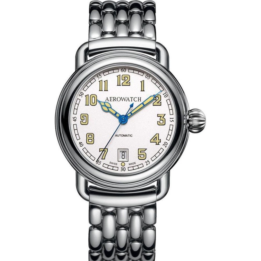 Homem Aerowatch | Relogio Aerowatch 1942 60900-Aa20-M 1942 Automatic