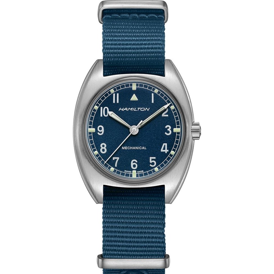 Mulher Hamilton | Relogio Hamilton Aviation H76419941 Khaki Pilot Pioneer