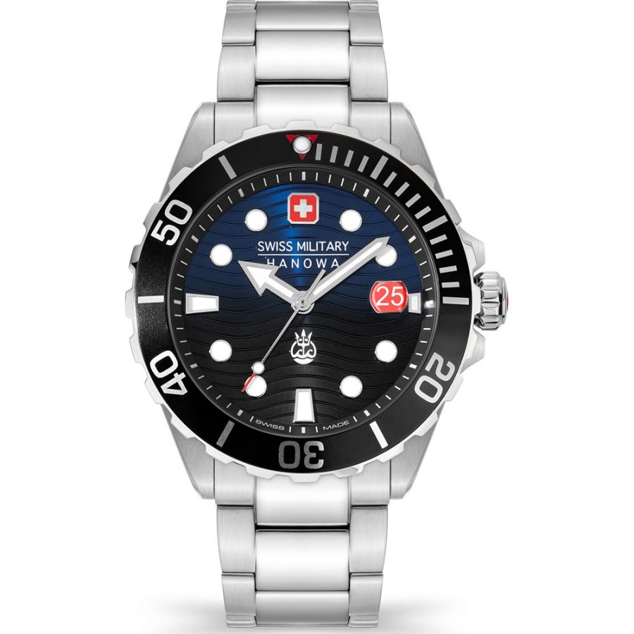 Homem Swiss Military Hanowa | Relogio Swiss Military Hanowa Aqua Smwgh2200302 Offshore Diver Ii