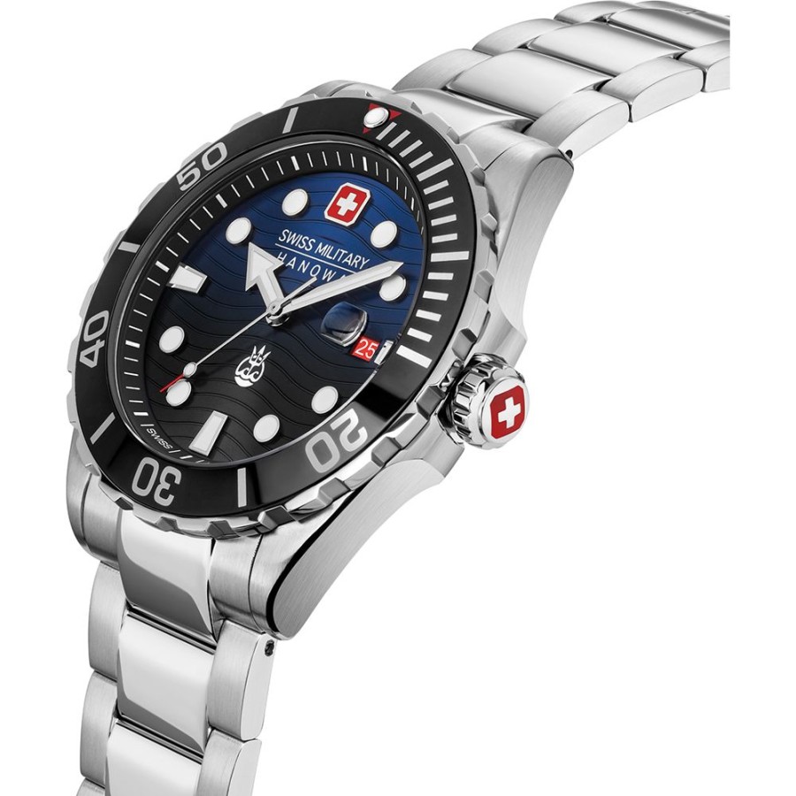 Homem Swiss Military Hanowa | Relogio Swiss Military Hanowa Aqua Smwgh2200302 Offshore Diver Ii