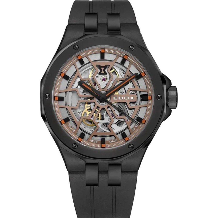 Homem Edox | Relogio Edox Delfin 85303-37Nca-Beio Delfin Mecano