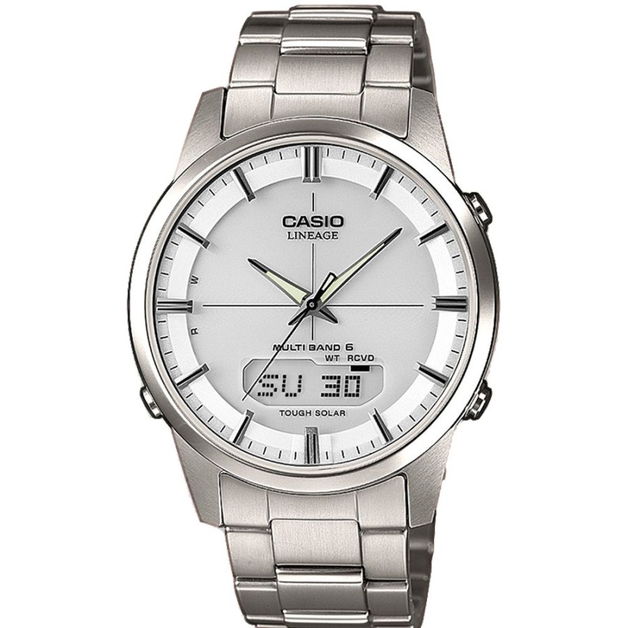 Homem Casio | Relogio Casio Collection Lcw-M170Td-7Aer Lineage Waveceptor