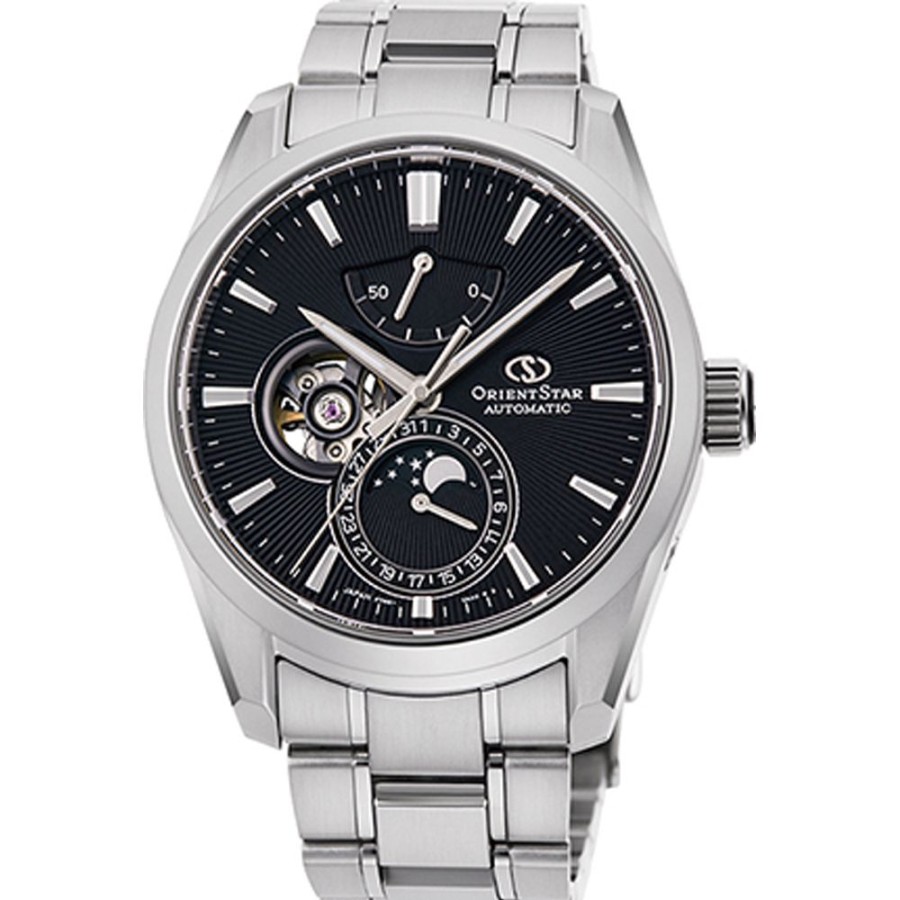 Homem Orient | Relogio Orient Star Re-Ay0001B Orient Star - Moon Phase